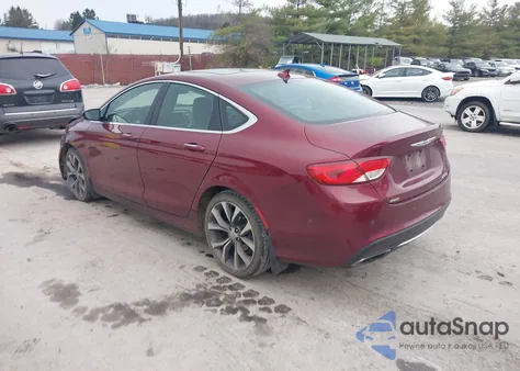 2015 Chrysler 200 C из США, поврежденный, VIN 1C3CCCEG9FN589559